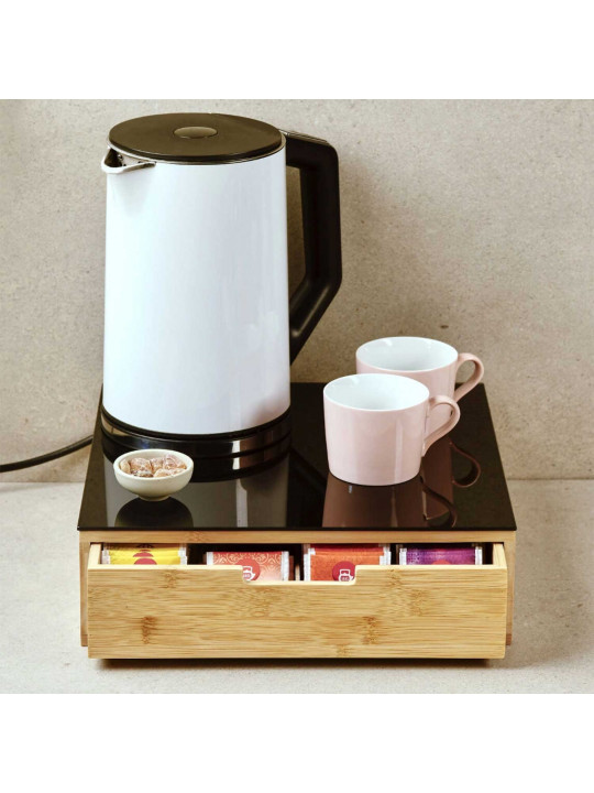 Ящики и карзины KESPER 58953 FOR TEA & COFFFE PADS W/GLASS PLATE 