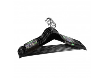 Հագուստի կախիչ KESPER 67155 LOTUS WOOD SET 8PC BLACK 