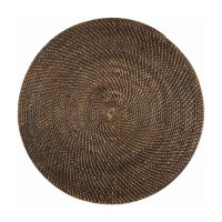 Сервировочная салфетка TISECO 9389BR/DARK RATTAN ROUND 36CM 