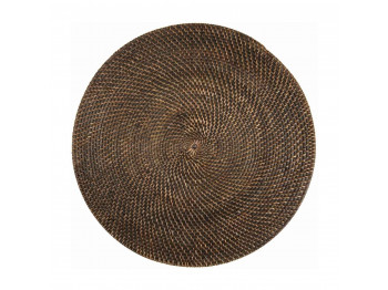 Սպասքի տակդիր TISECO 9389BR/DARK RATTAN ROUND 36CM 
