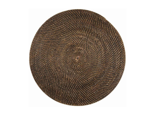 Table runner TISECO 9389BR/DARK RATTAN ROUND 36CM 