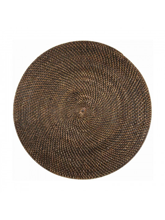 Սպասքի տակդիր TISECO 9389BR/DARK RATTAN ROUND 36CM 