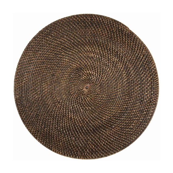 Сервировочная салфетка TISECO 9389BR/DARK RATTAN ROUND 36CM 