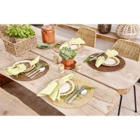 Сервировочная салфетка TISECO 9389NATURAL RATTAN ROUND 36CM 