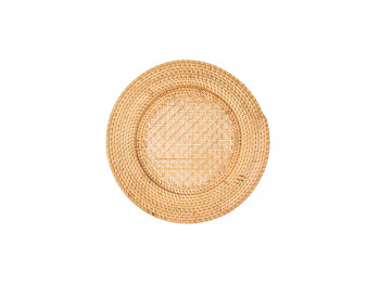 Սպասքի տակդիր TISECO 9594NATURAL UNDERPLATE RATTAN ROUND 22-32CM 