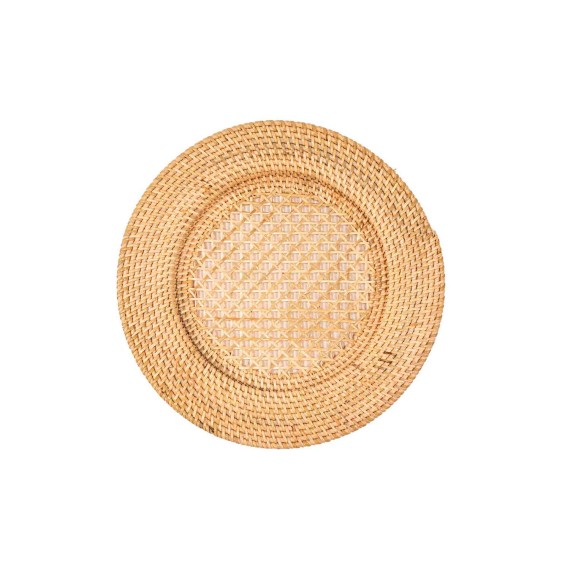 Սպասքի տակդիր TISECO 9594NATURAL UNDERPLATE RATTAN ROUND 22-32CM 