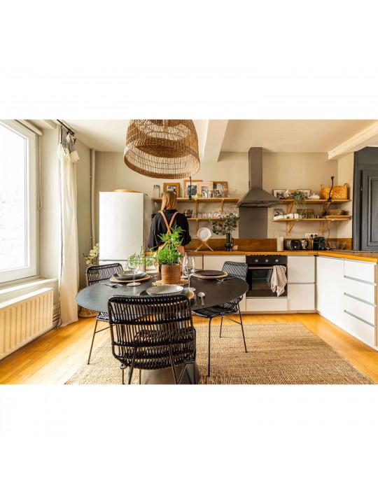 Սպասքի տակդիր TISECO 9594WHITE UNDERPLATE RATTAN ROUND 22-32CM 