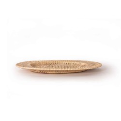 Сервировочная салфетка TISECO 9594WHITE UNDERPLATE RATTAN ROUND 22-32CM 