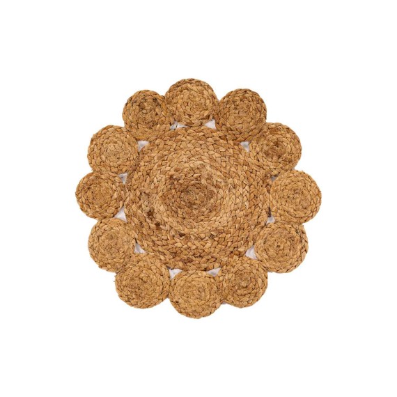 Սպասքի տակդիր TISECO 9628 JUT NATURAL ROUND FLORAL 37CM 