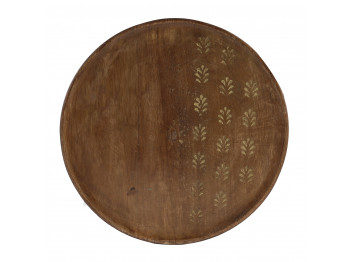 Plate KOOPMAN A55500250 MANGO WOOD 22CM NATUREL (390538)