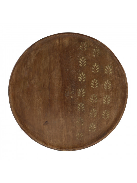 Ափսե KOOPMAN A55500250 MANGO WOOD 22CM NATUREL (390538)