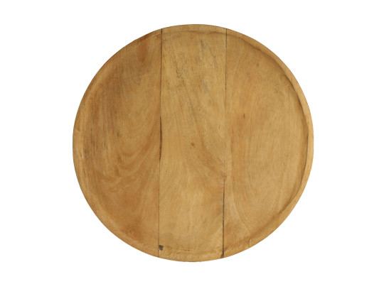 Plate KOOPMAN A55500360 28CM NATURAL FINISH (534581)