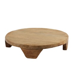 Тарелка KOOPMAN A55500400 27CM WALNUT FINISH (534963)