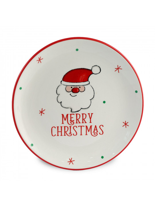 Plate KOOPMAN AZD503170 PLATE CHRISTMAS 242MM 4ASS (072205)