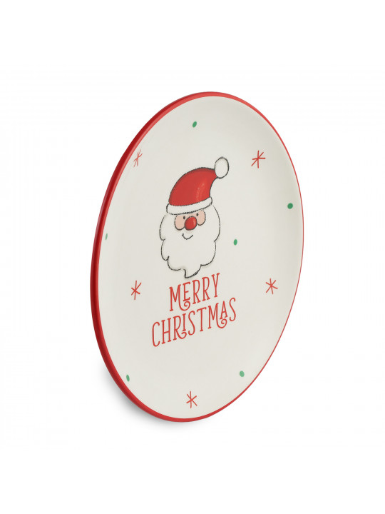 Plate KOOPMAN AZD503170 PLATE CHRISTMAS 242MM 4ASS (072205)