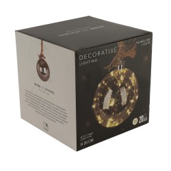N/y decorate objects KOOPMAN BALL HANGING DECORATION LED 20 (223881) (AAB200260)
