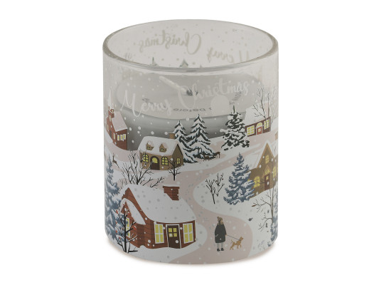 Свеча KOOPMAN CANDLE IN GLASS 9X10CM 3ASS (630375) (AC7110640)