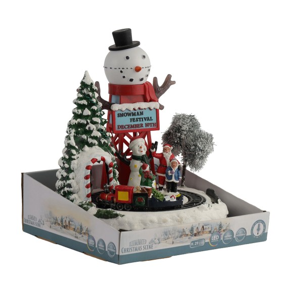 Ամանորյա դեկորատիվ առարկաներ KOOPMAN CHRISTMAS SCENE 2ASS DESIGN (170287) (ACJ000030)