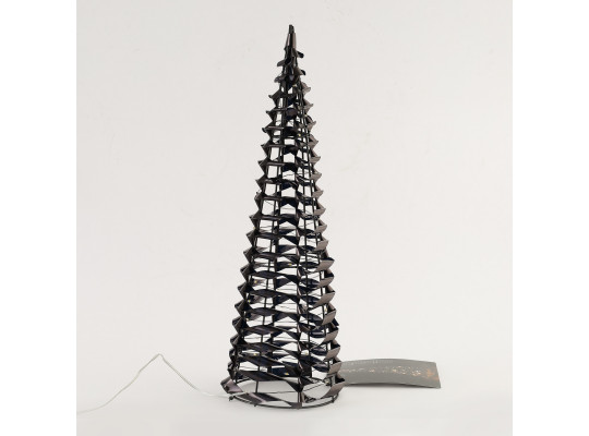 Новогодные декоративные аксессуары KOOPMAN CONE 40CM BLACK MICRO LED (AMZ112600)
