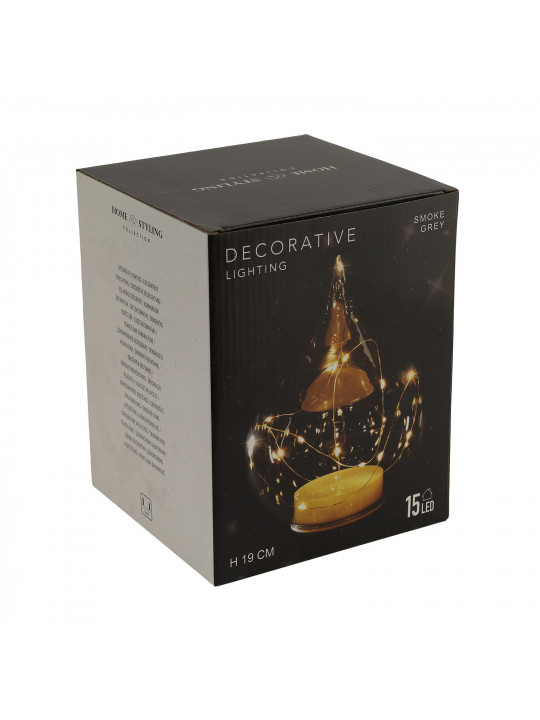 N/y decorate objects KOOPMAN DROP TABLE DECORATION LED 19CM (223195) (AAB200210)