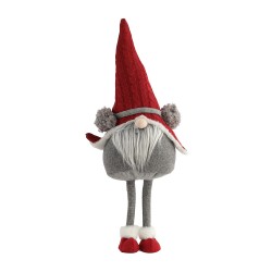 N/y decorate objects KOOPMAN GNOME 67CM 2ASS DESIGN RED (571081) (APF661520)