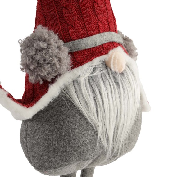 N/y decorate objects KOOPMAN GNOME 67CM 2ASS DESIGN RED (571081) (APF661520)