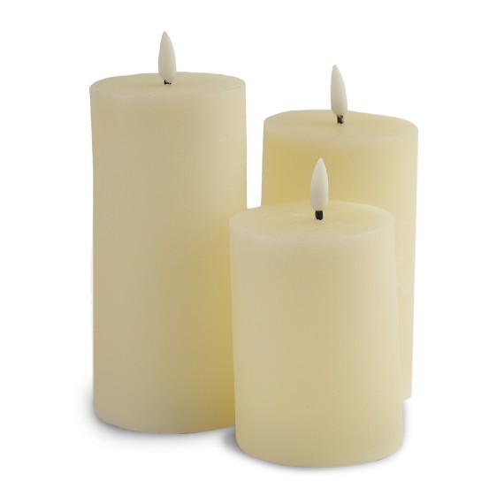 Մոմ KOOPMAN LED CANDLE SET OF 3PCS IVORY (175531) (AWL100230)