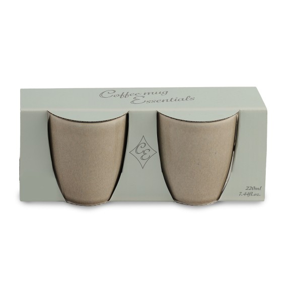 Cups set KOOPMAN Q99000340 MUG STONEWARE 220ML 6ASS CLR (483575)