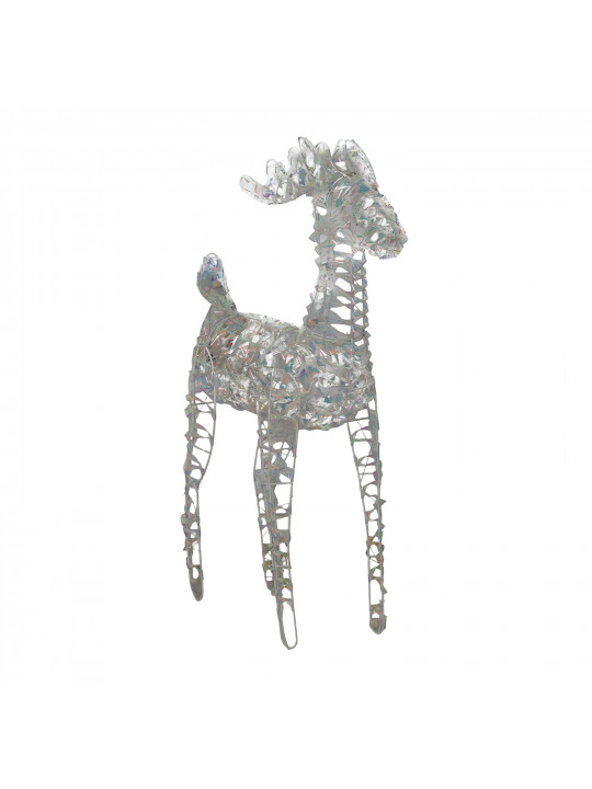 Ամանորյա դեկորատիվ առարկաներ KOOPMAN REINDEER 80CM GOLD MICRO LED (066488) (AMZ112450)
