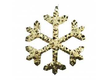 Ամանորյա դեկորատիվ առարկաներ KOOPMAN SNOWFLAKE 50CM 50 LED GOLD (AMZ112360)