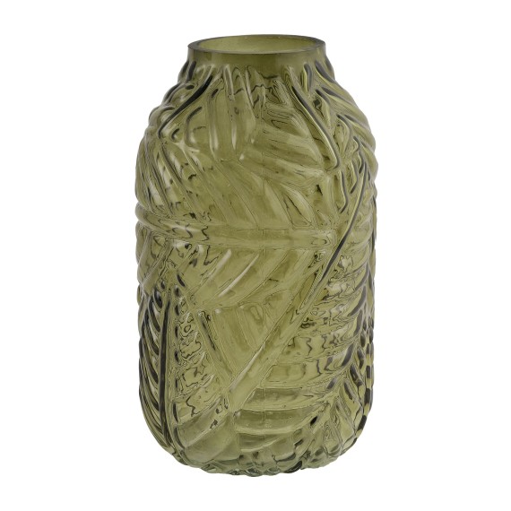 Vase KOOPMAN VASE 215MM LEAF DESIGN 3ASS CL (620871) (AAE445300)