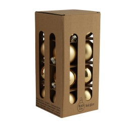 N/y decorate objects KOOPMAN XMAS BALL 60MM SET 16PC GOLD (598736) (ARB200400)
