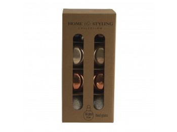 Ամանորյա դեկորատիվ առարկաներ KOOPMAN XMAS BALL 60MM SET 16PCS COFFEE (598934) (ARB200440)