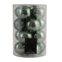 N/y decorate objects KOOPMAN XMAS BALL 80MM S16 GREEN (197441) (ARB105120)