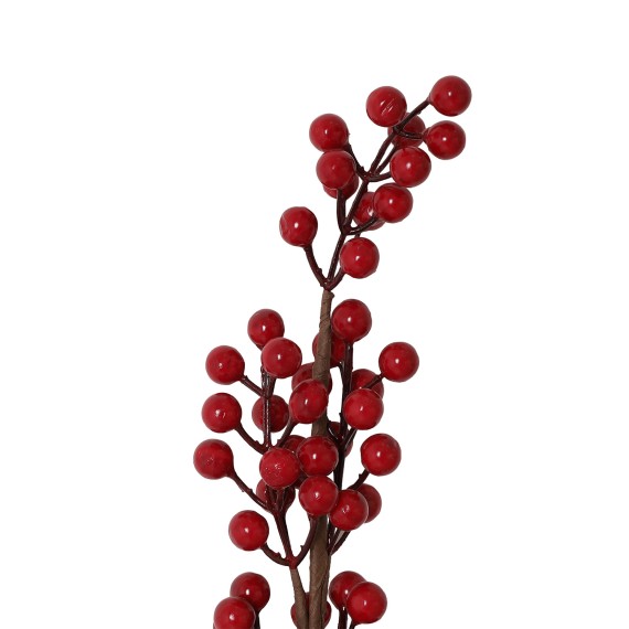 Ամանորյա դեկորատիվ առարկաներ KOOPMAN XMAS BERRYBRANCH 95CM RED (531061) (MT1001300)