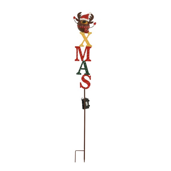 Новогодные декоративные аксессуары KOOPMAN XMAS ON PICK WITE LED 100CM 3ASS (057240) (ALX630240)