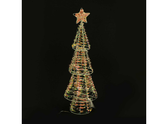 Новогодные декоративные аксессуары KOOPMAN XMAS TREE 68CM 80LED RAINBOW (214681) (AMZ112570)