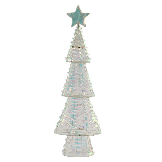 Ամանորյա դեկորատիվ առարկաներ KOOPMAN XMAS TREE 68CM 80LED RAINBOW (214681) (AMZ112570)