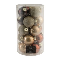 N/y decorate objects KOOPMAN XMASS BALL 60MM S20 AMBER (534345) (ARB104130)