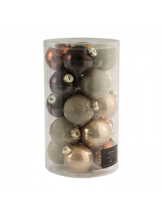 Ամանորյա դեկորատիվ առարկաներ KOOPMAN XMASS BALL 60MM S20 AMBER (534345) (ARB104130)