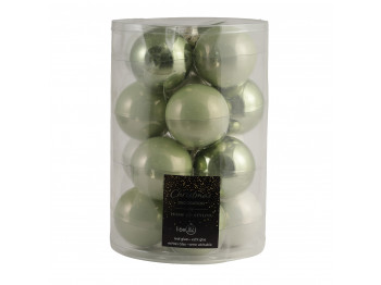 Новогодные декоративные аксессуары KOOPMAN XMASS BALL 80MM S16 3ASS CLR (454346) (ARB105170)