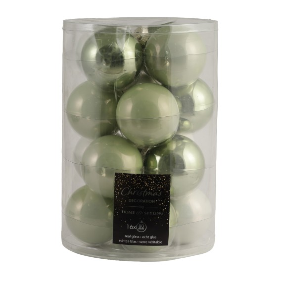 Ամանորյա դեկորատիվ առարկաներ KOOPMAN XMASS BALL 80MM S16 3ASS CLR (454346) (ARB105170)