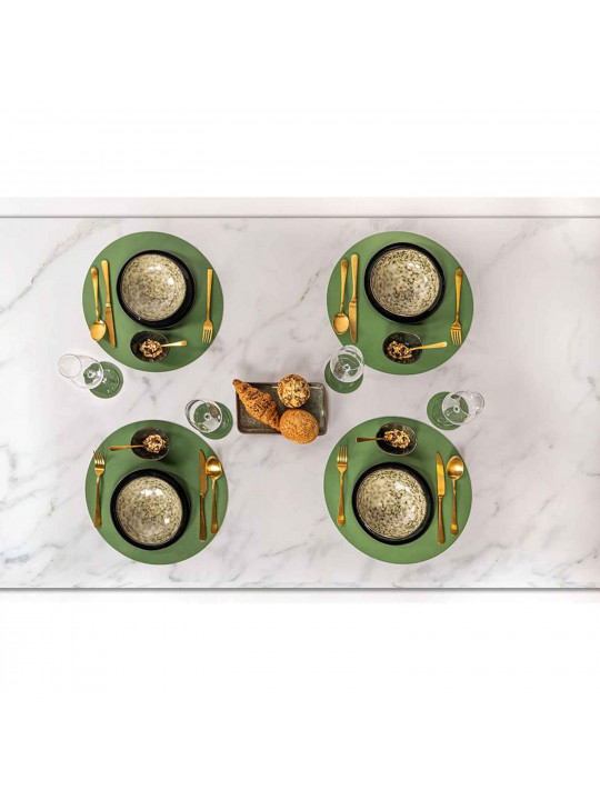 Սպասքի տակդիր TISECO ZZ0474GREEN TOGO ROUND 38CM 