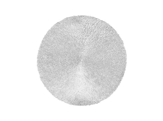 Table runner TISECO ZZ0534SILVER CAPELINNI  ROUND 38CM 