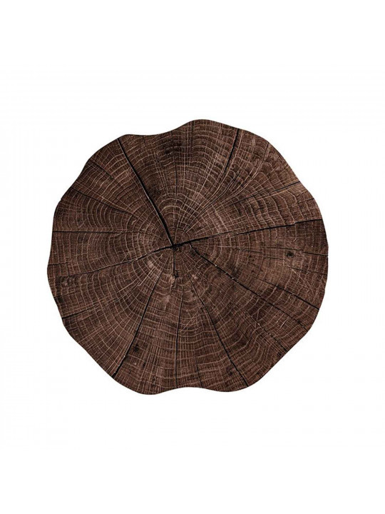 Սպասքի տակդիր TISECO ZZ0556BROWN TOGO TREE TRUNK ROUND 38CM 