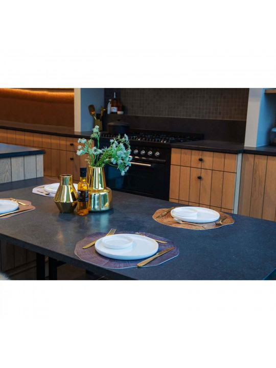 Սպասքի տակդիր TISECO ZZ0556WHITE TOGO TREE TRUNK ROUND 38CM 