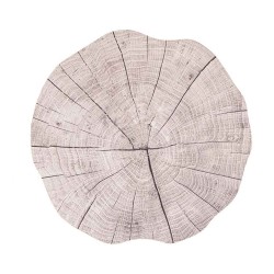 Сервировочная салфетка TISECO ZZ0556WHITE TOGO TREE TRUNK ROUND 38CM 