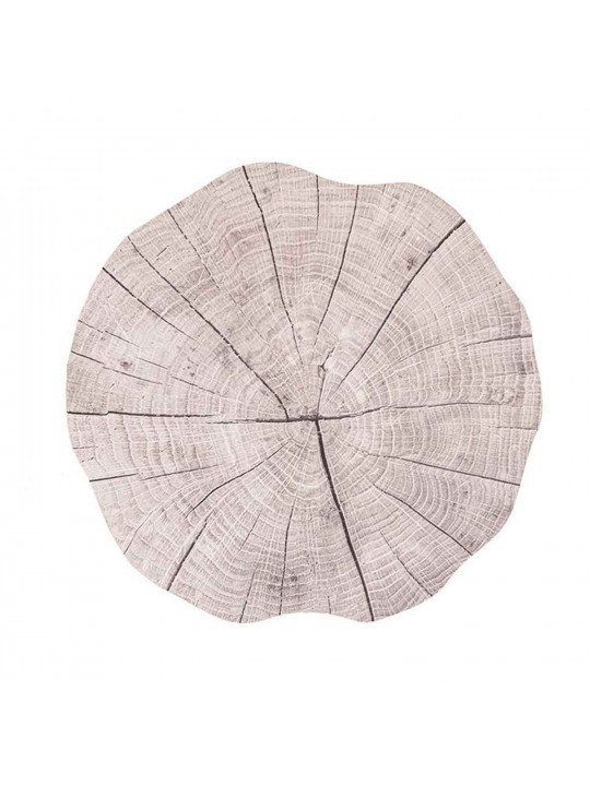 Սպասքի տակդիր TISECO ZZ0556WHITE TOGO TREE TRUNK ROUND 38CM 