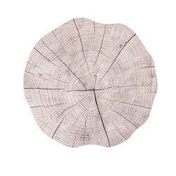 Сервировочная салфетка TISECO ZZ0556WOOD TOGO TREE TRUNK ROUND 38CM 