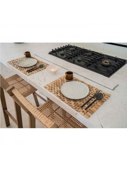 Սպասքի տակդիր TISECO ZZ0568 TEAK WOOD IPM001 NATURAL 30x45CM 